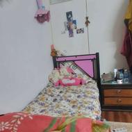 تخت تک نفره فلزی