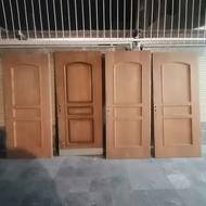 3عدد درب اتاق تمیز چوبی بدون دستگیره