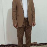 کوت وشلوار باکراوات نسکافه ای