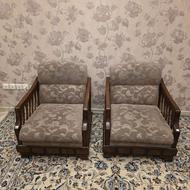 مبلمان راحتی نئوکلاسیک چوب گردو