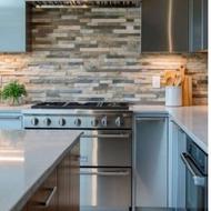 اجرای سنگ انتیک وبینکابیتی. کاشی سرامیک نانو پولیش چسبی