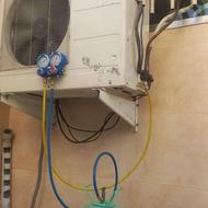 نصب سرویس تعمیرات جابه جایی سرویس شارژ گاز کولر اسپیلیت