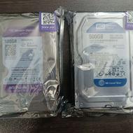 هارد 500 گیگ آبی و بنفش وسترن گارانتی یکساله