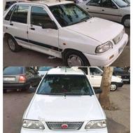 پراید دوگانه مدل88 بدون رنگ خانگی