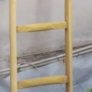 نردبان 8 پله چوبی