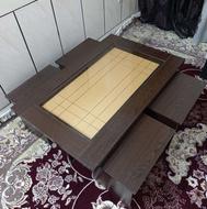 میز و گل میز/میز عسلی/ میز وسط/جلو مبلی ویترین دار/درحدنو