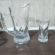 پارچ و لیوان اصل ژاپن ،دستی 900