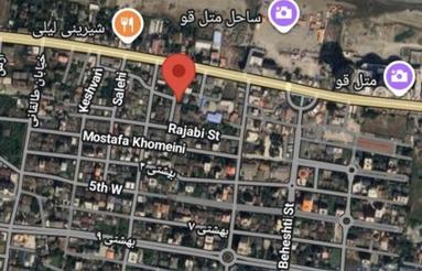 زمین مسکونی 316 متری مرکز شهر متل قو