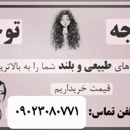 خرید موی بانوان موی رنگی خام کات شده