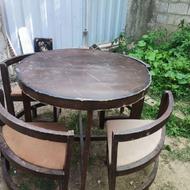 میز نهار خوری با چوب نراد