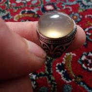 انگشتر عقیق تراس پشت ماهی