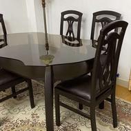 میز غذاخوری شش نفره