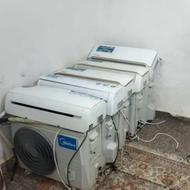 کولر اسپلیت 12000هزار تا 30000هزار تضمینی موجود