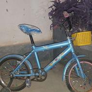 دوچرخه 16رنگ آبی در حد نو