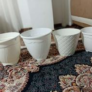 4 عدد گلدان سایز بزرگ