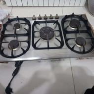 گاز 5شعله وصفحه کابینت