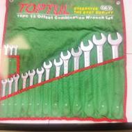 16 آچار یکسر تخت و یکسر رینگ تاپ تول Toptul