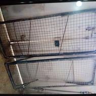 تخت خواب فلزی فنری یک نفره3عدد