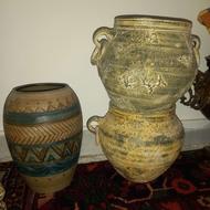 گلدان سفالی پتینه