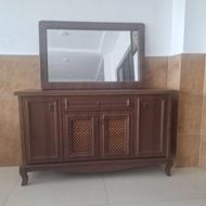 آینه و کنسول مدل حصیری