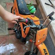 موتور مینی کراس 50cc بنزینی هندلی بچگانه