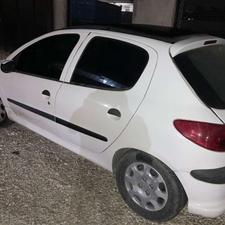 پژو 206 مدل 98 دور رنگ