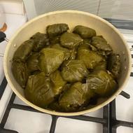 برگ مو تازه ونازک.دلمه با بهترین مزه