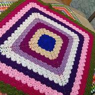 رومیزی قلاب بافی