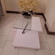 میز عسلی در ابعاد 60×60 پایه استیل