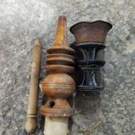 قلیان یک وجبی چوبی