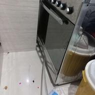 اجاق گاز تمام استیل در حد نو آلیش گاز