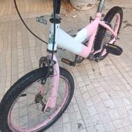 دوچرخه 16 دخترانه (سفید صورتی)