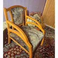 مبل چوبی در حد نو