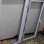 پنجره پی وی سی دو عدد