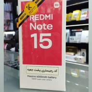 نوت 15 شیائومی حافظه 256 گیگ رام 8 پک گلوبال