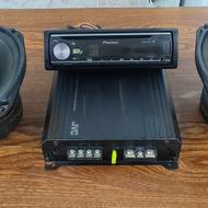 پخش پایونیر 7850 باند 6975 آمپ jvc