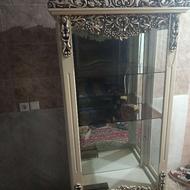 تخت خواب دو نفره بوفه چوب راش..