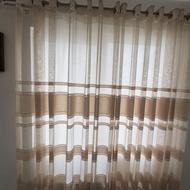 پرده رنگ نسکافه ایی