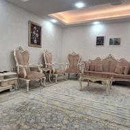 مبلمان استیل9نفره به همراه میز تلوزیون