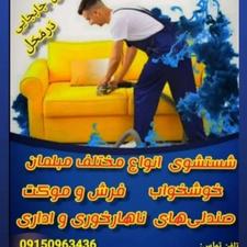 مبل شویی و قالیشویی بزرگ نیلوفران گل ابریشم