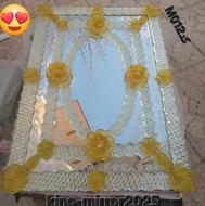 آینه مورانو گل برجسته