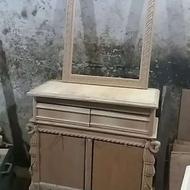 آینه کنسول چوبی