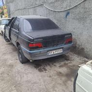 پژو 405 مشکی تصادفی