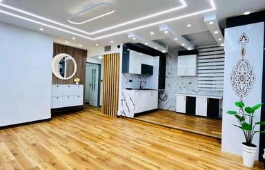 آپارتمان 62 متر در شهرزیبا رو به نما پلان مهندسی