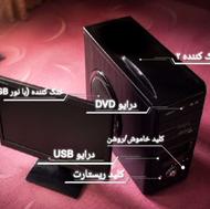 کیس کامپیوتر + مانیتور LG سالم و تمیز