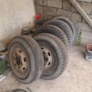 رینگ و لاستیک خاوری 8.25