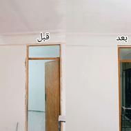 نقاشی ساختمان و درب منزل