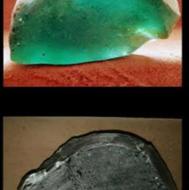 سنگ ابسیدیان سبز منحصر