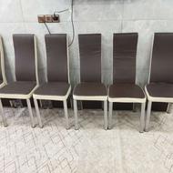فروش یک دست مبل هفت نفره و شش عدد صندلی اداری به همراه میز