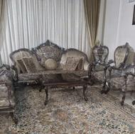 مبل استیل با طرح ترمه و ناهارخوری